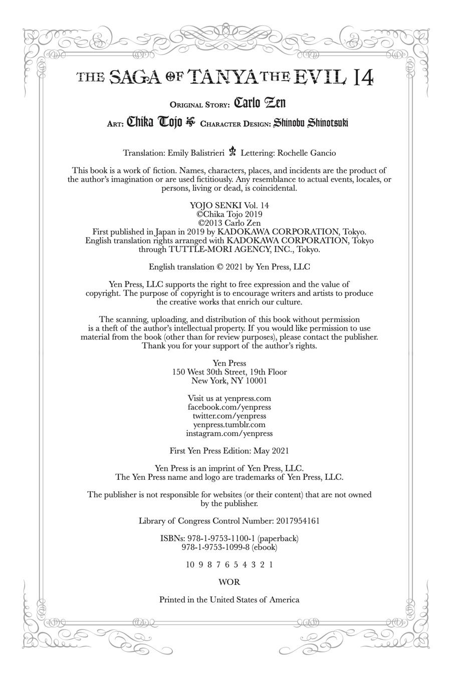 Read The Saga of Tanya the Evil ENGLISH Manga Online