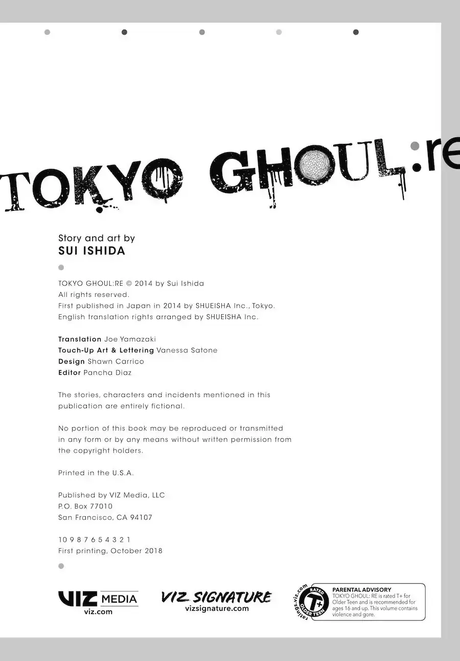 Read Tokyo Ghoul_re ENGLISH Manga Online