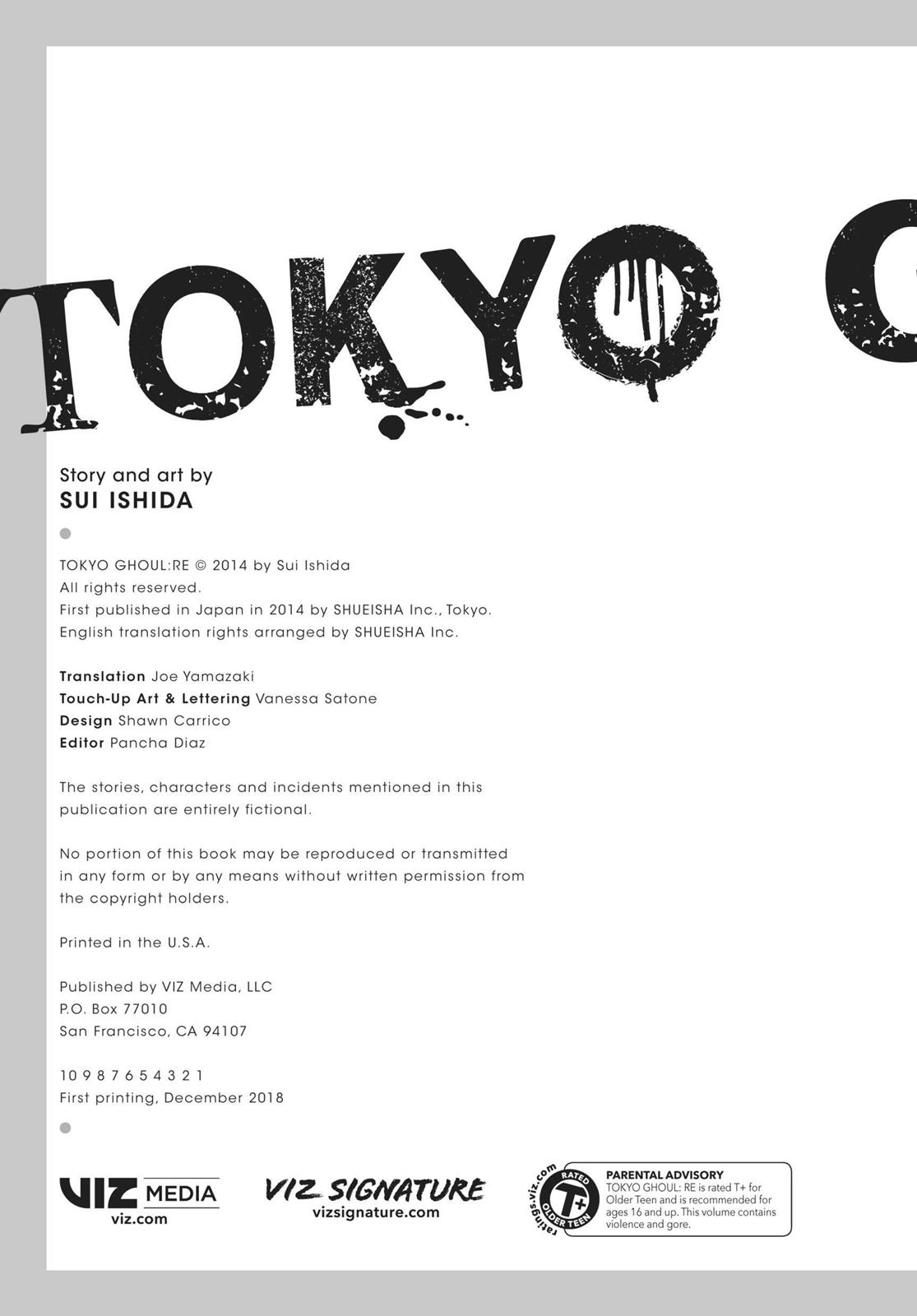 Read Tokyo Ghoul_re ENGLISH Manga Online