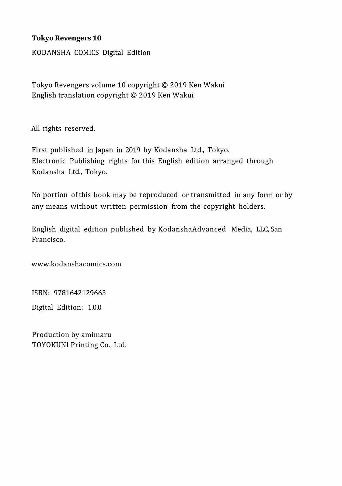 Read Tokyo Revengers ENGLISH Manga Online