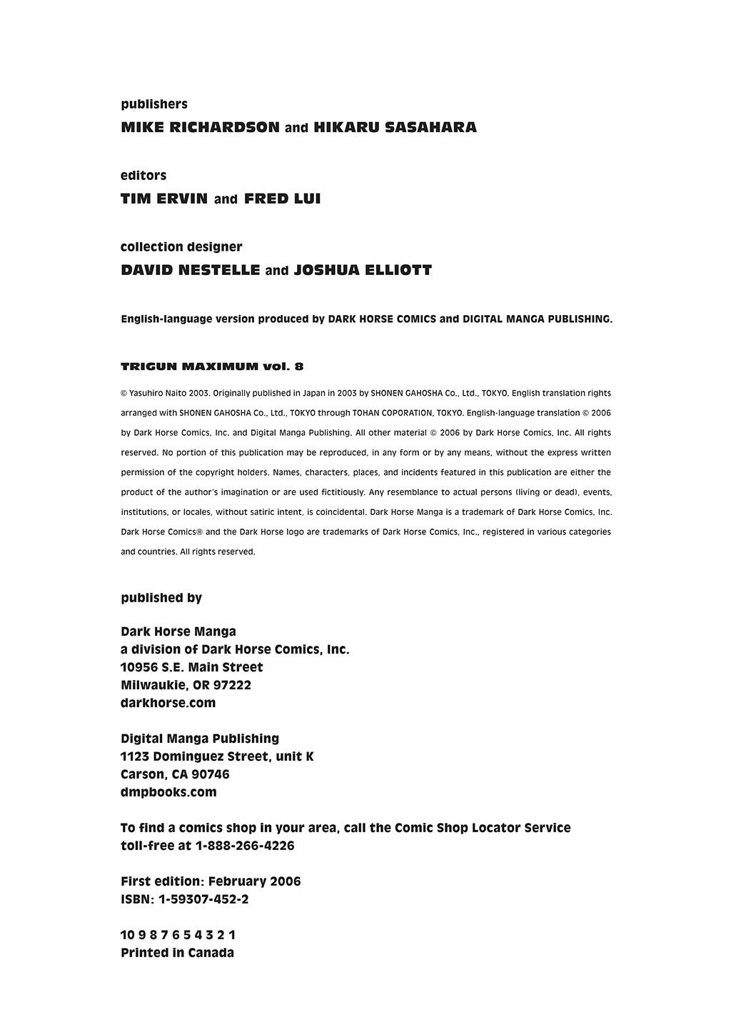 Read Trigun Maximum ENGLISH Manga Online