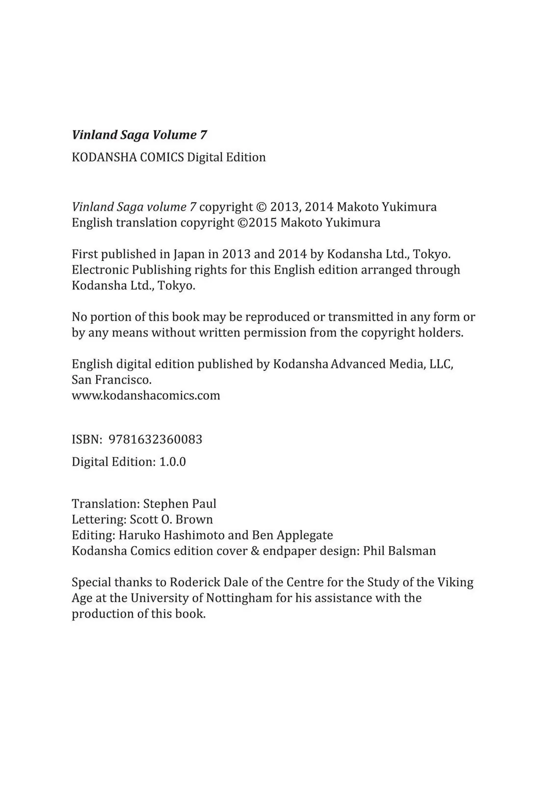 Read Vinland Saga ENGLISH Manga Online