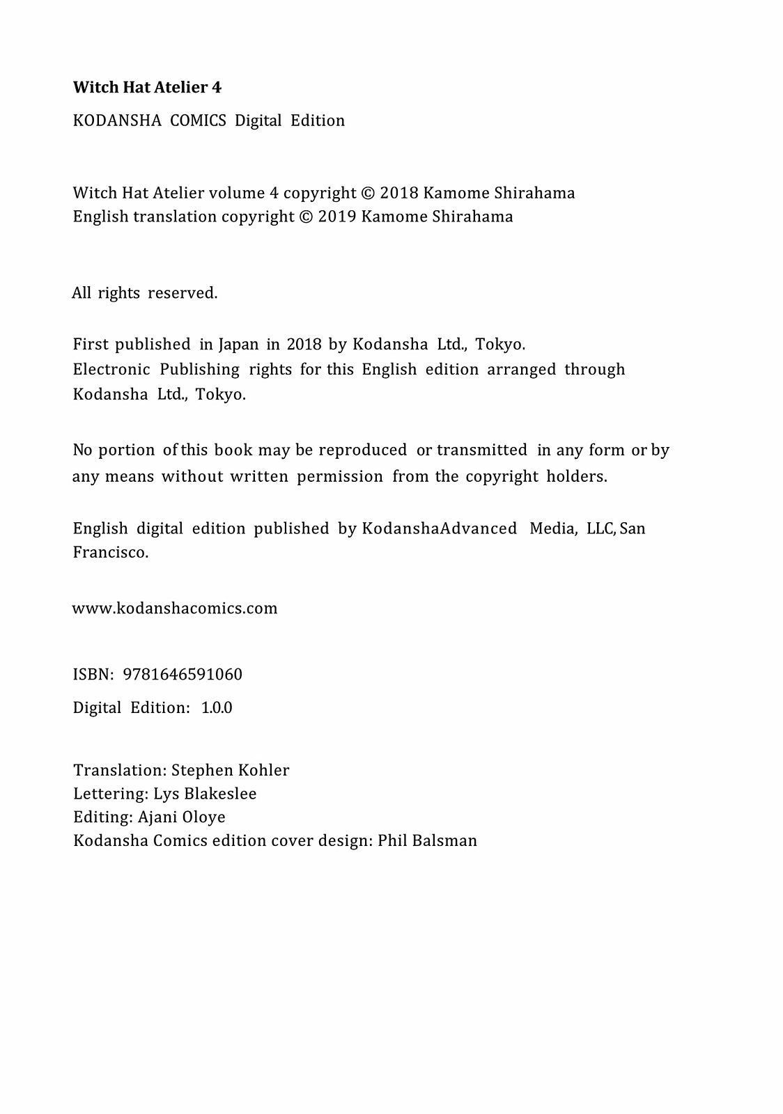 Read Witch Hat Atelier ENGLISH Manga Online