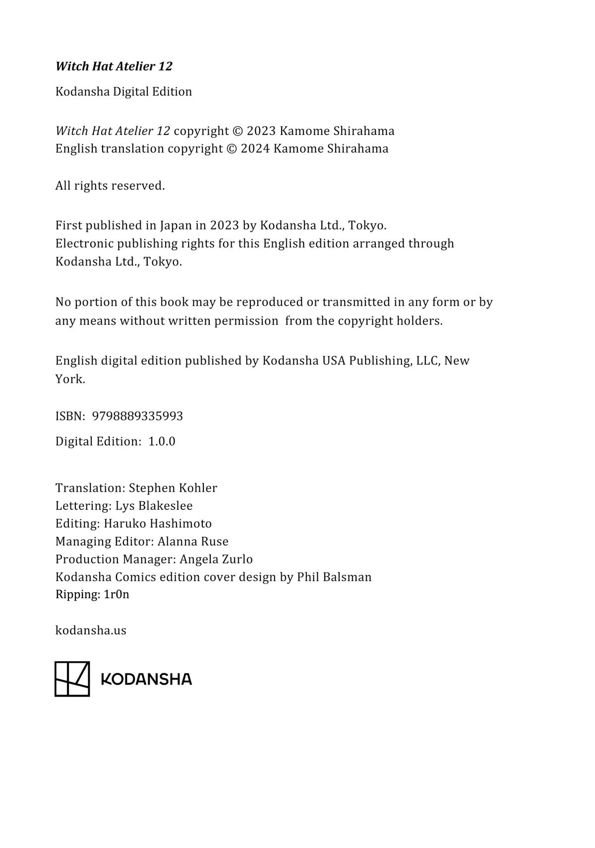 Read Witch Hat Atelier ENGLISH Manga Online