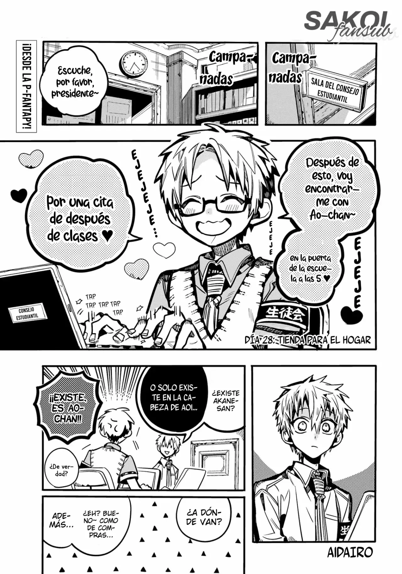 Read After-School Hanako-Kun Español Manga Online