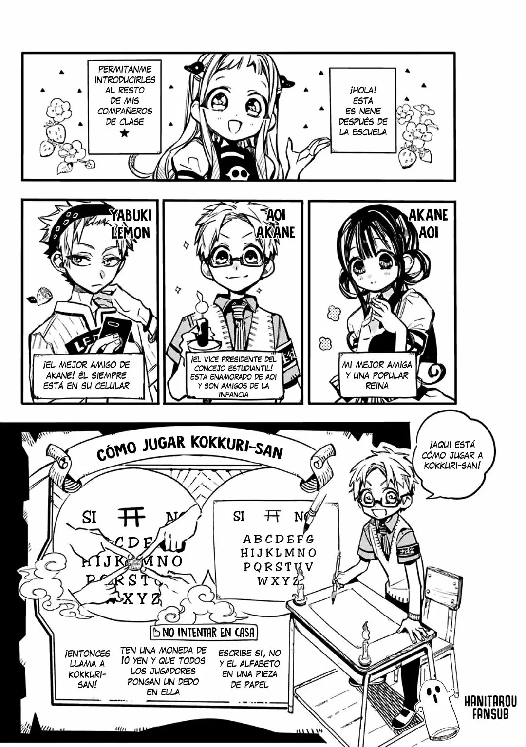 Read After-School Hanako-Kun Español Manga Online