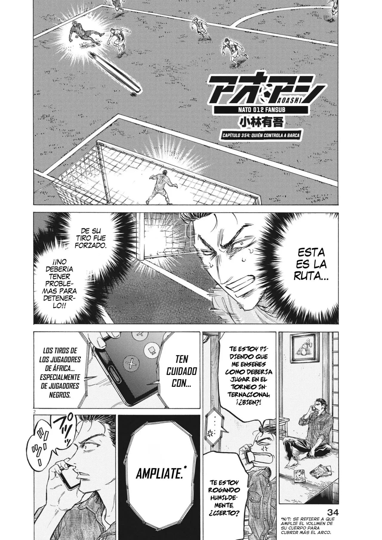 Read Ao ashi Español Manga Online