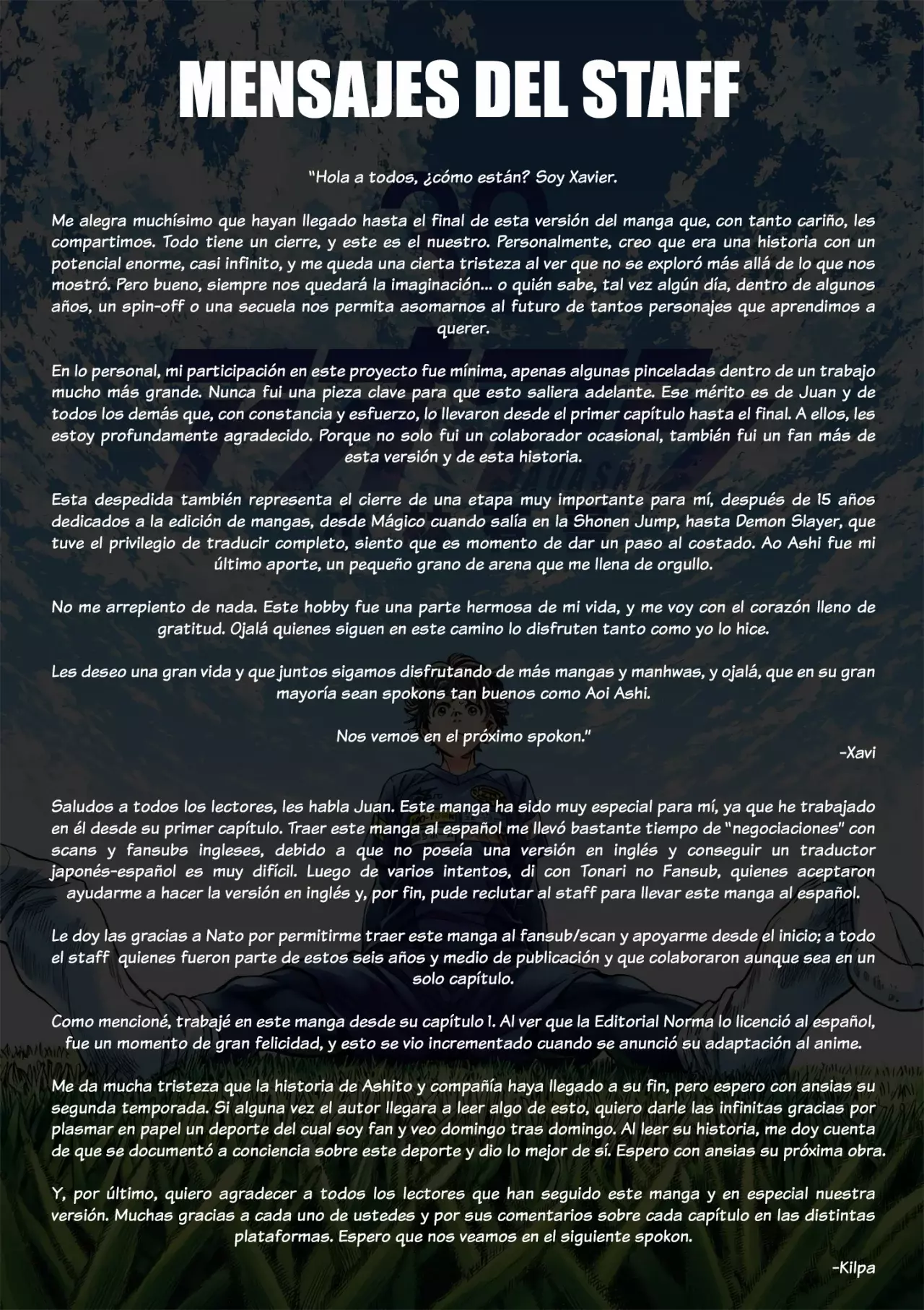 Read Ao ashi Español Manga Online