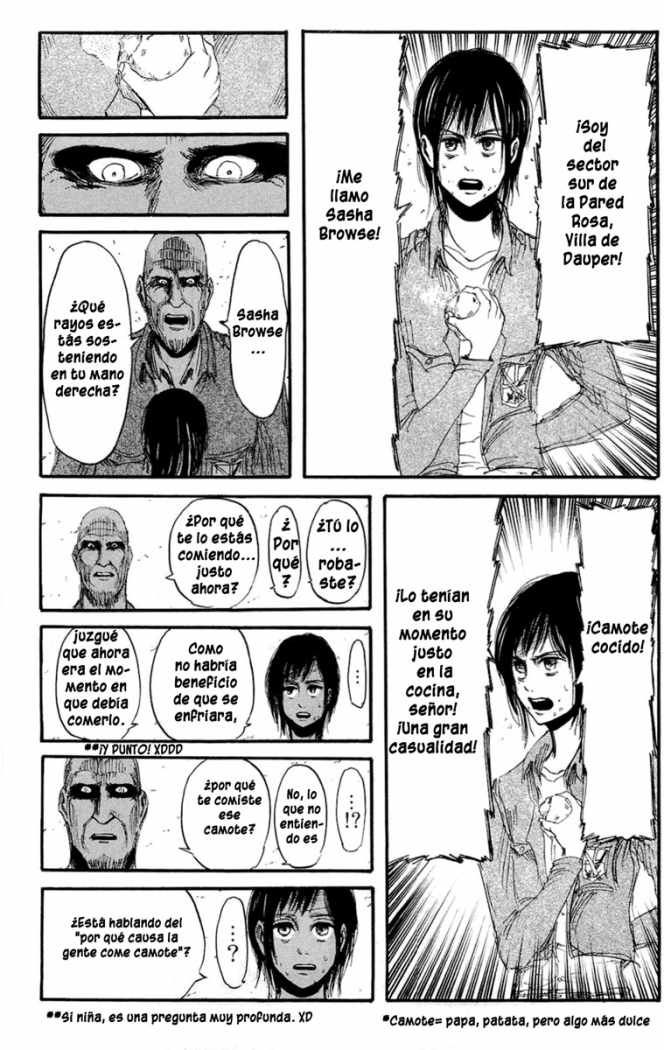 Read Attack on Titan Español Manga Online