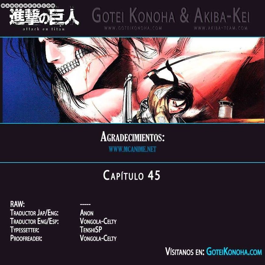 Read Attack on Titan Español Manga Online
