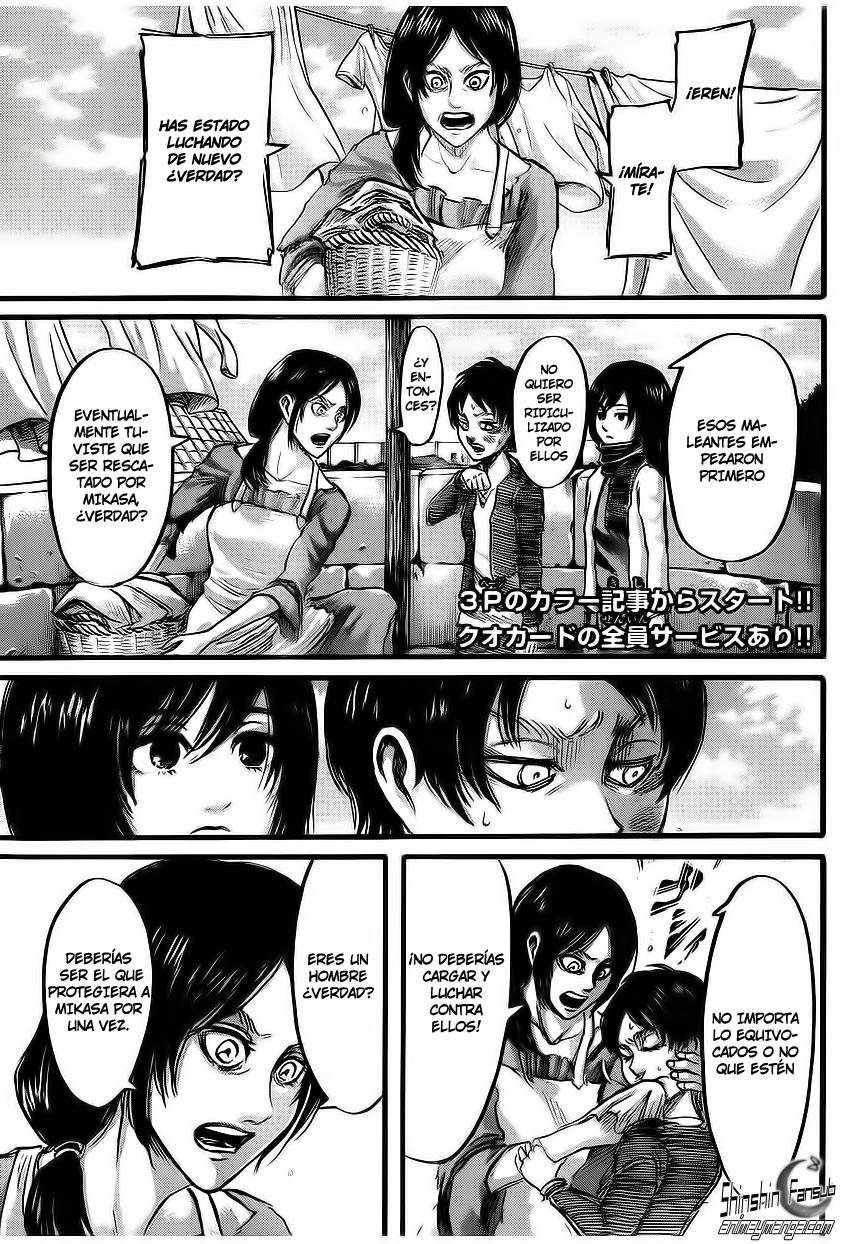 Read Attack on Titan Español Manga Online
