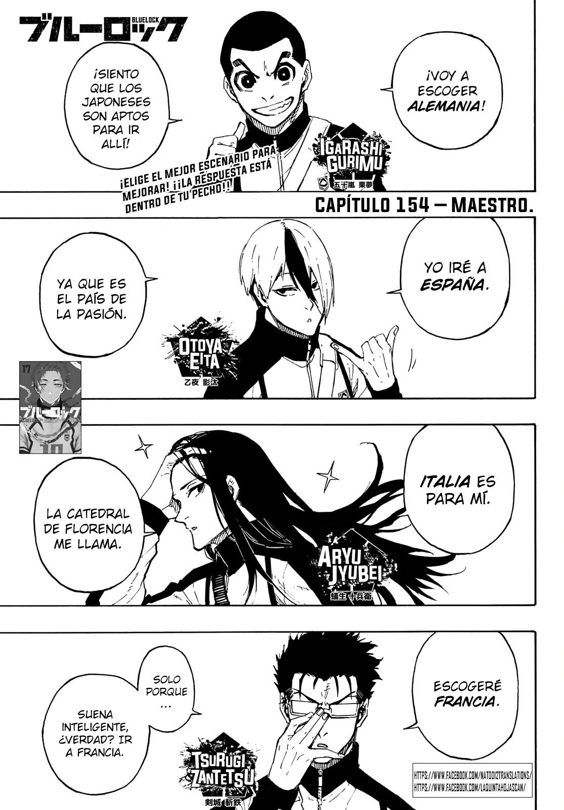 Read Blue Lock Español Manga Online