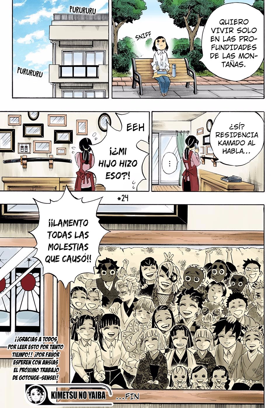 Read Demon Slayer_ Kimetsu no Yaiba Español Manga Online