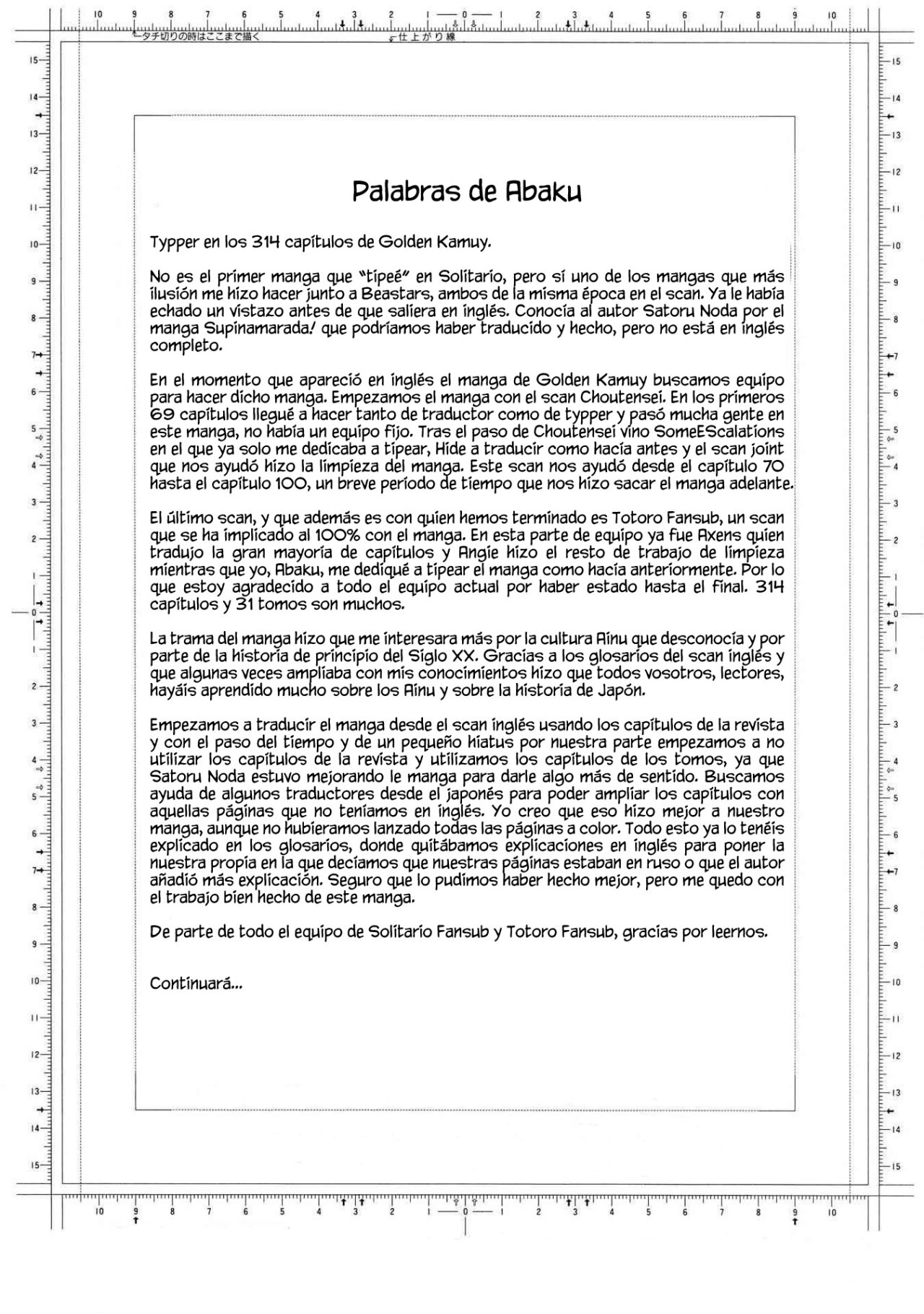 Read Golden Kamuy Español Manga Online