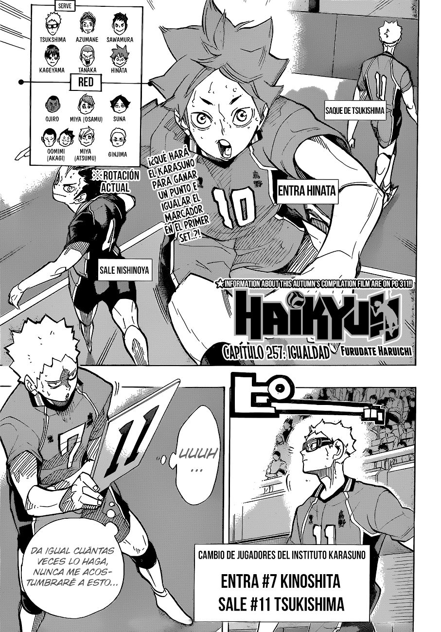 Read Haikyu!! Español Manga Online
