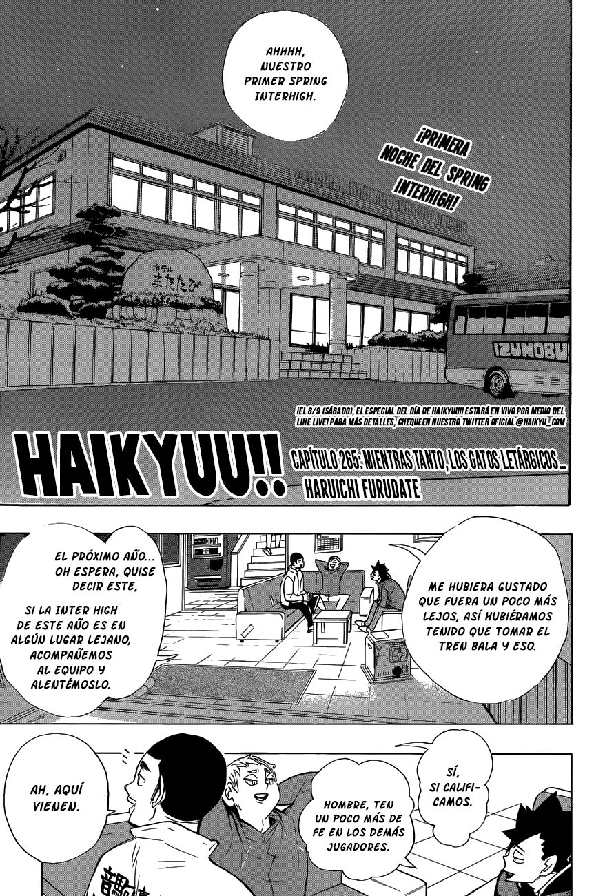 Read Haikyu!! Español Manga Online