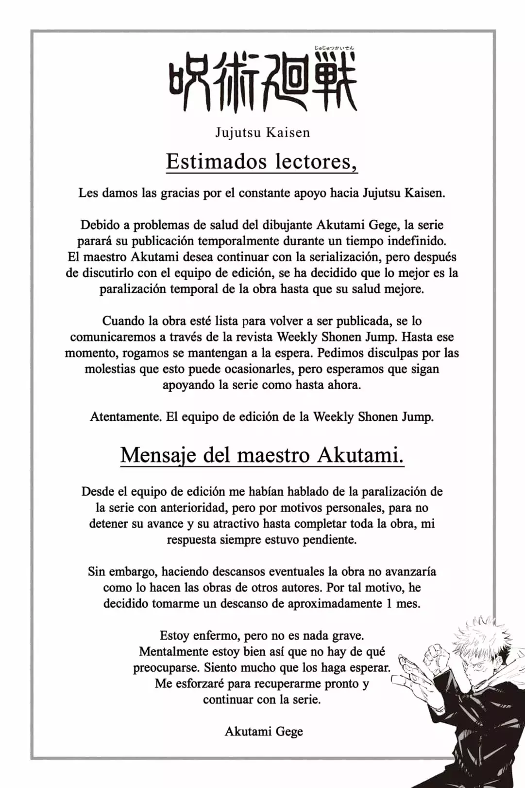 Read Jujutsu Kaisen Español Manga Online