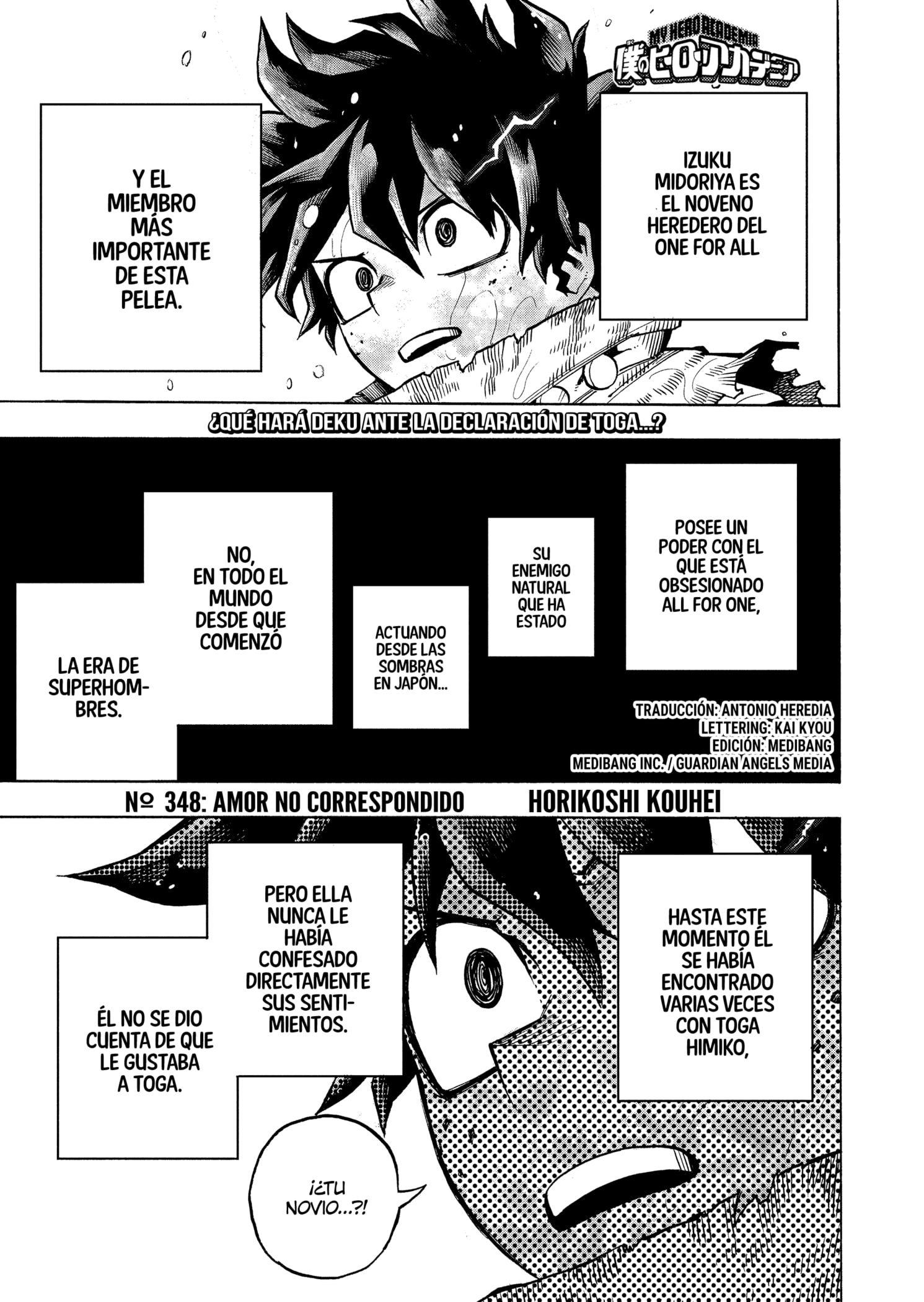 Read My Hero Academia Español Manga Online