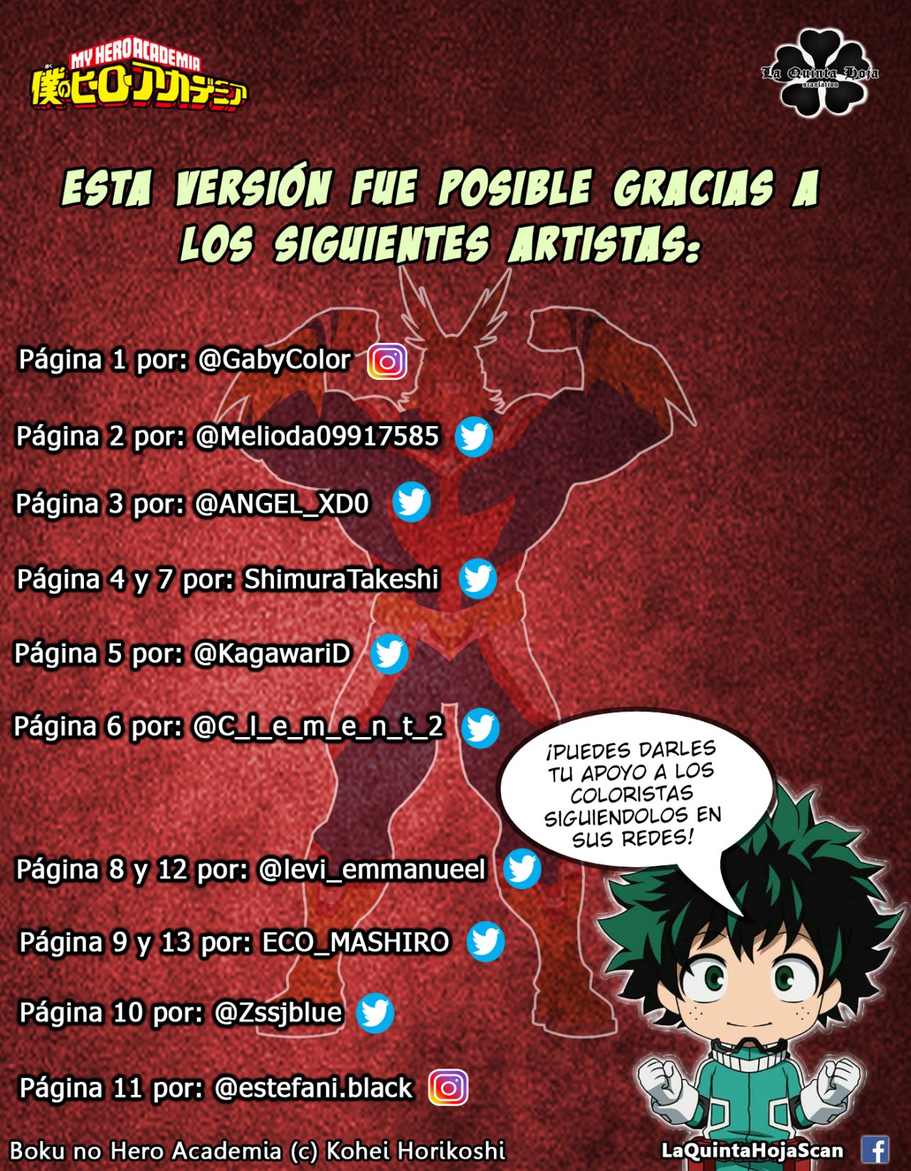 Read My Hero Academia Español Manga Online