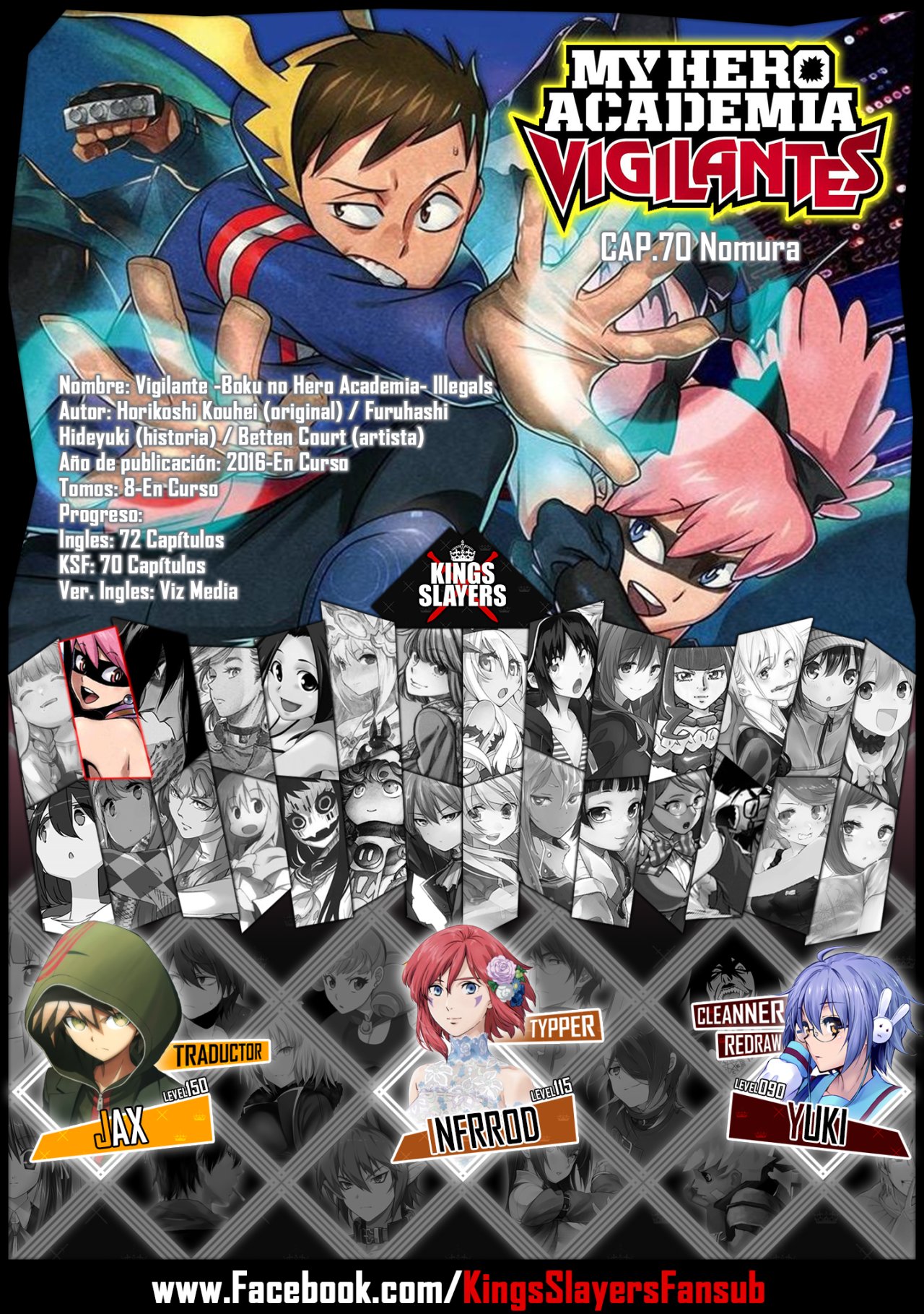 Read My Hero Academia_Vigilantes Español Manga Online