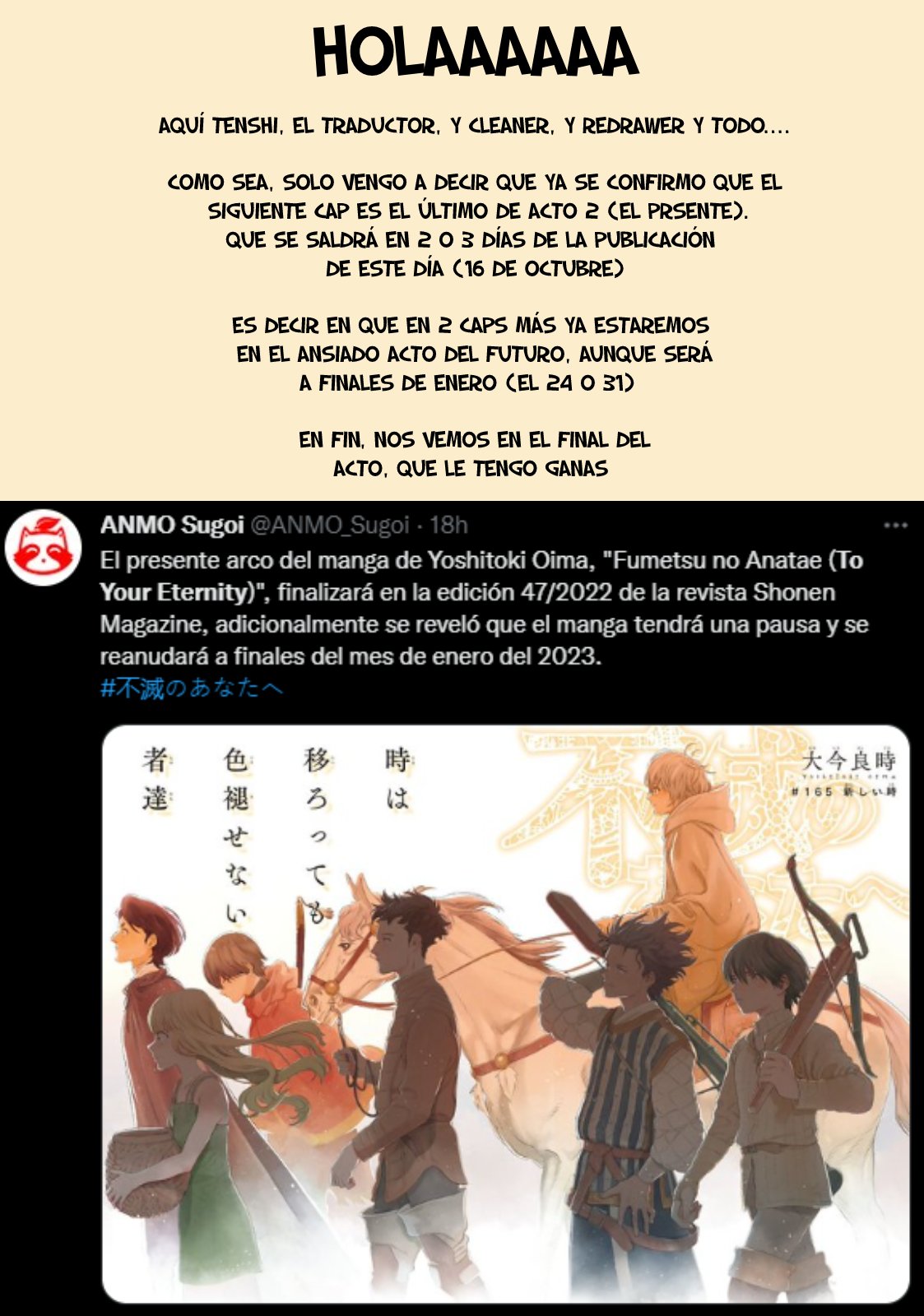 Read To Your Eternity Español Manga Online