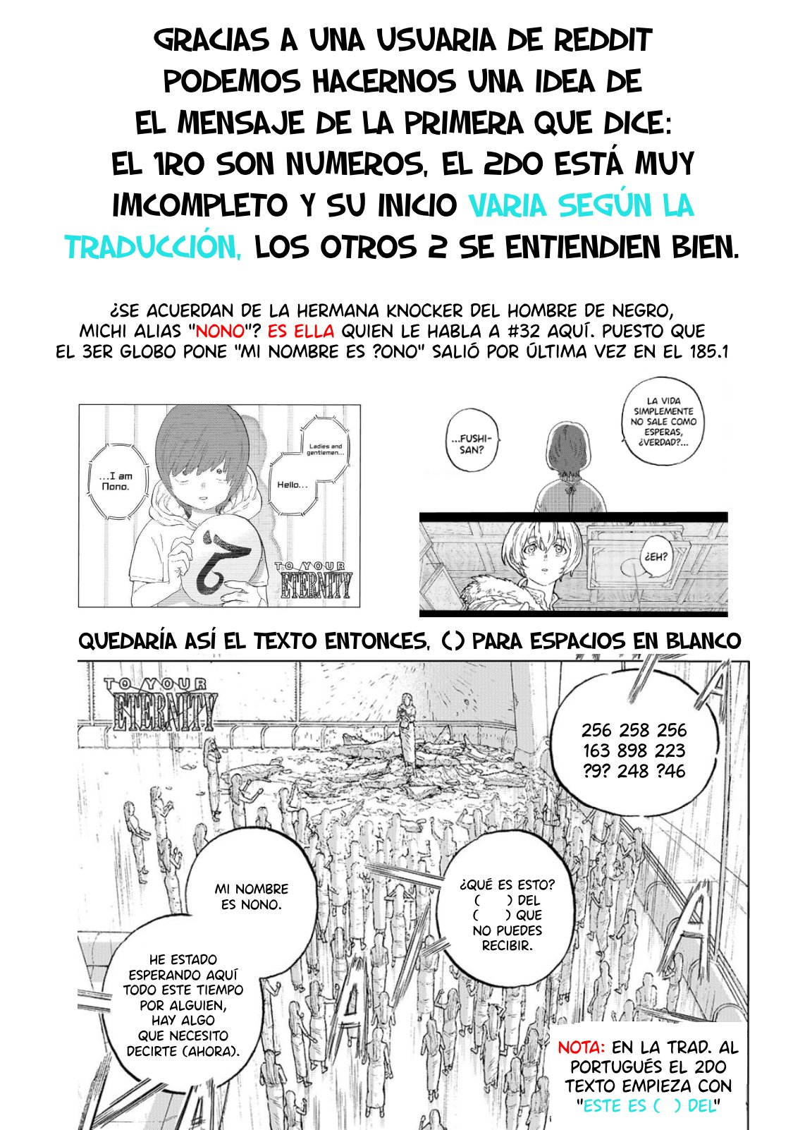 Read To Your Eternity Español Manga Online