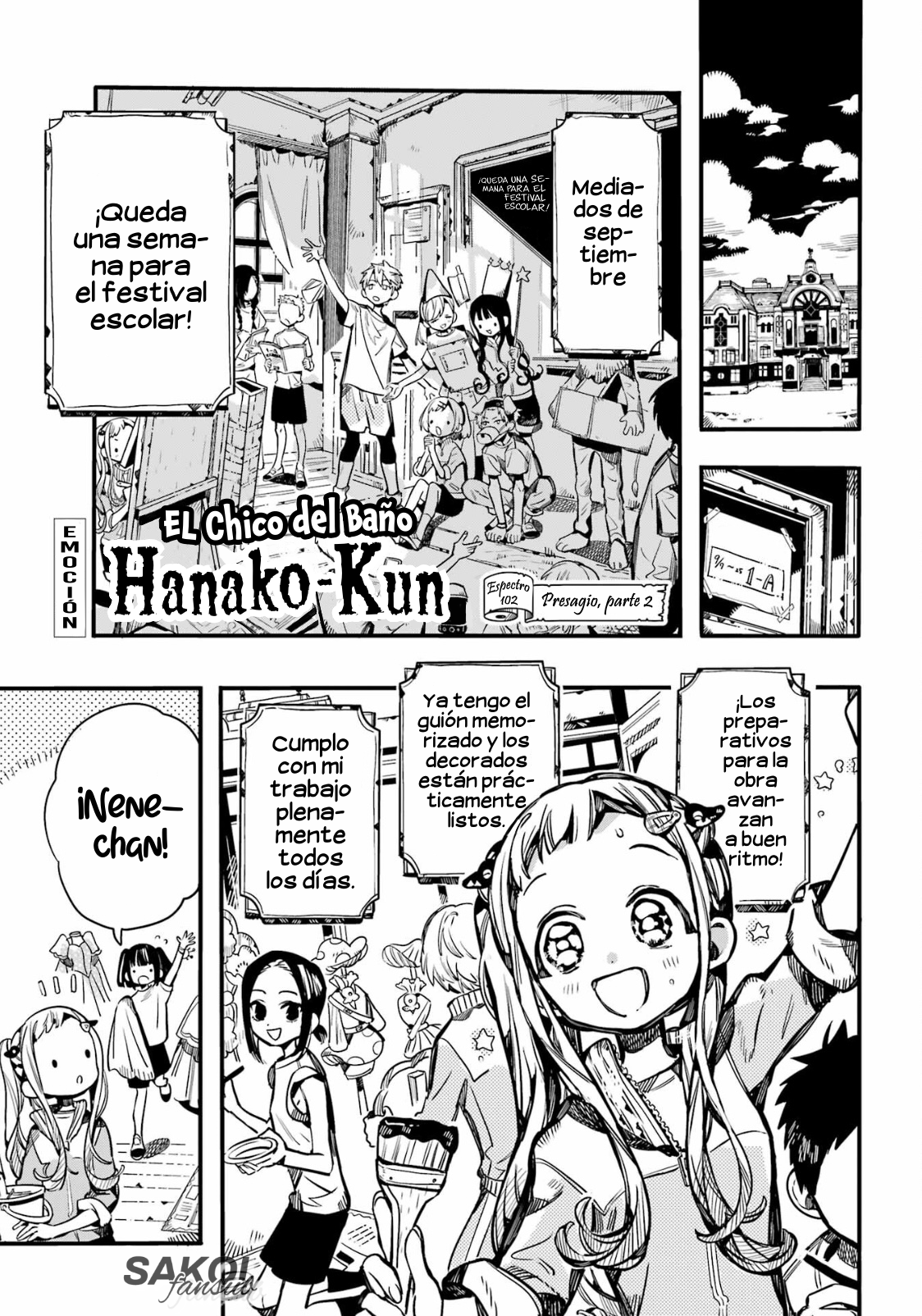 Read Toilet-bound Hanako-kun Español Manga Online