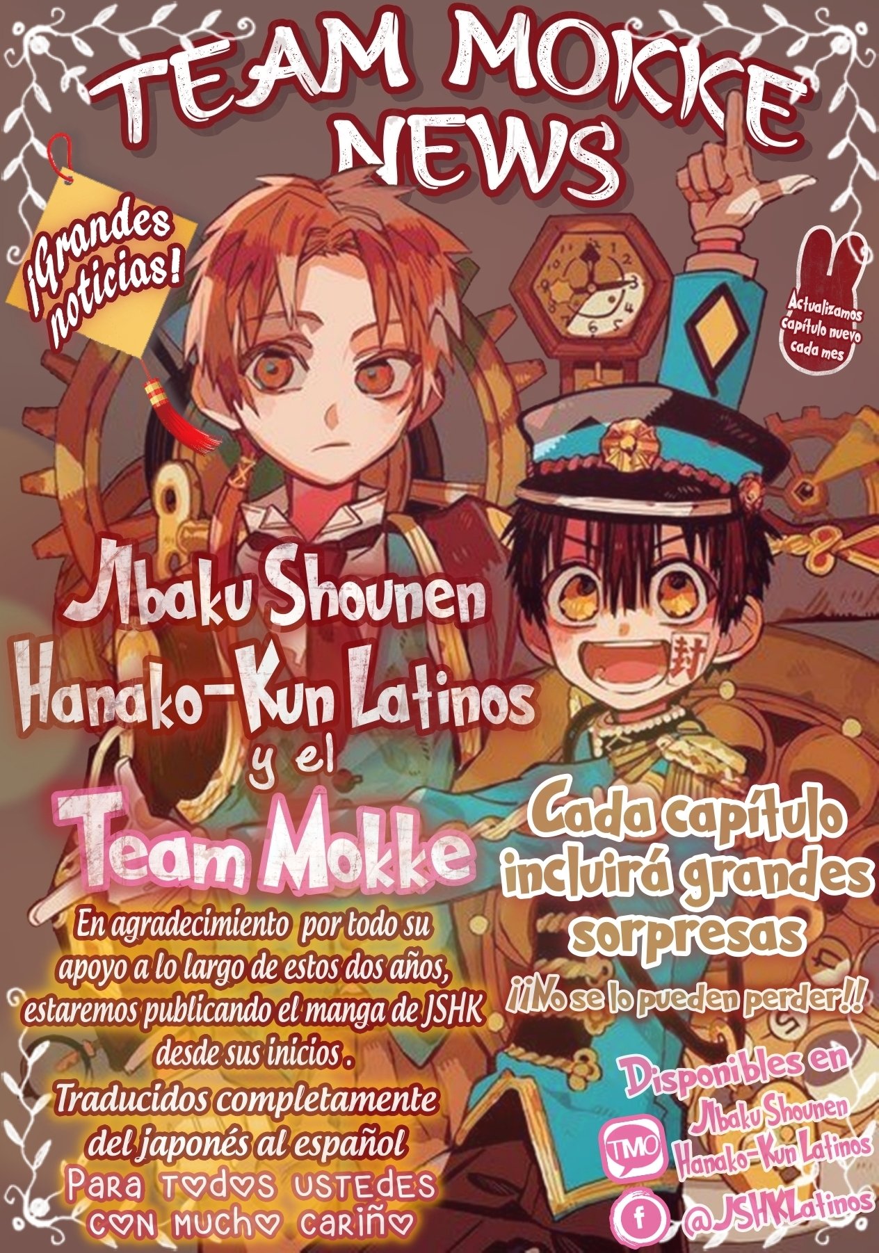 Read Toilet-bound Hanako-kun Español Manga Online