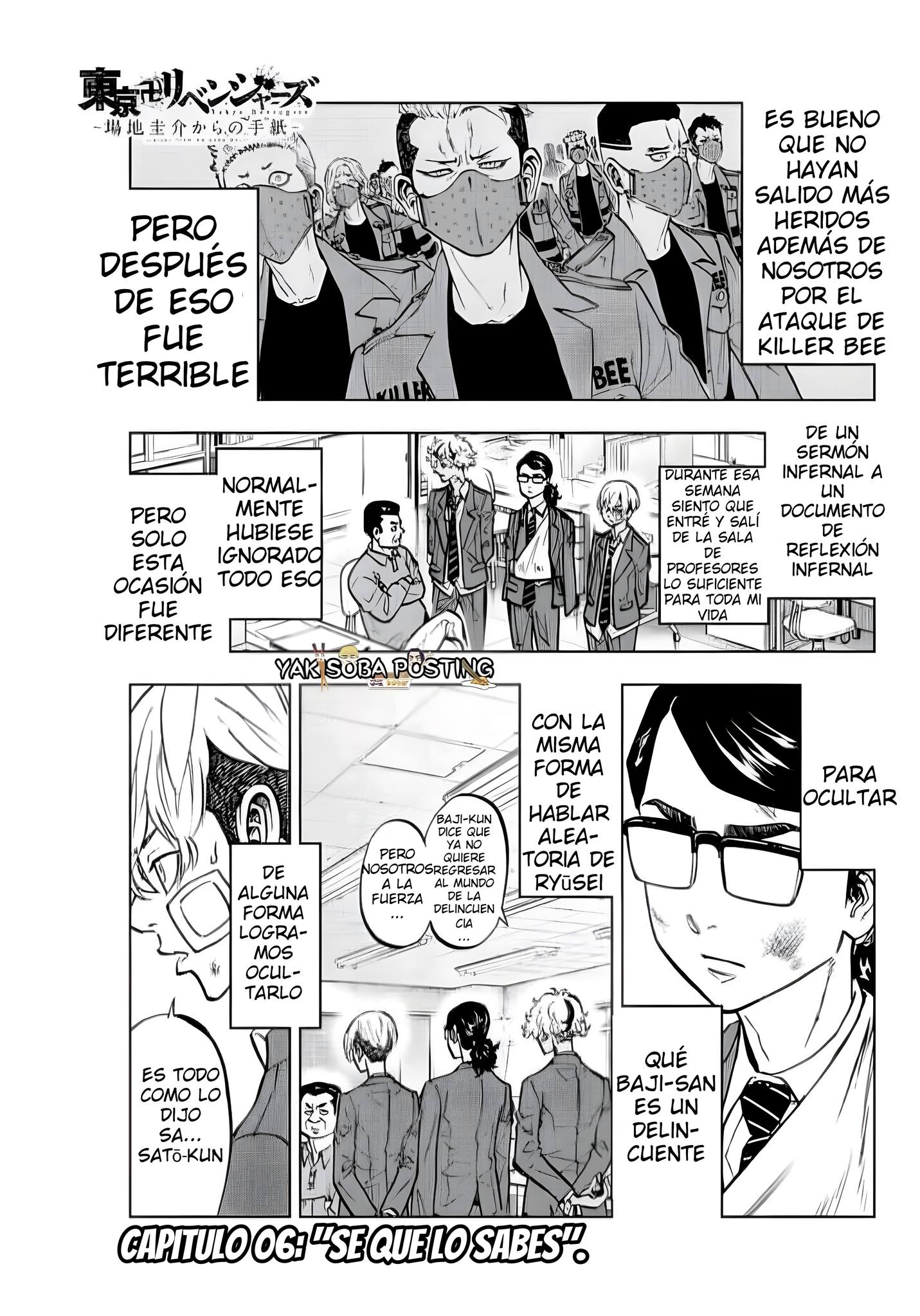 Read Tokyo Revengers_ Letter from Keisuke Baji Español Manga Online