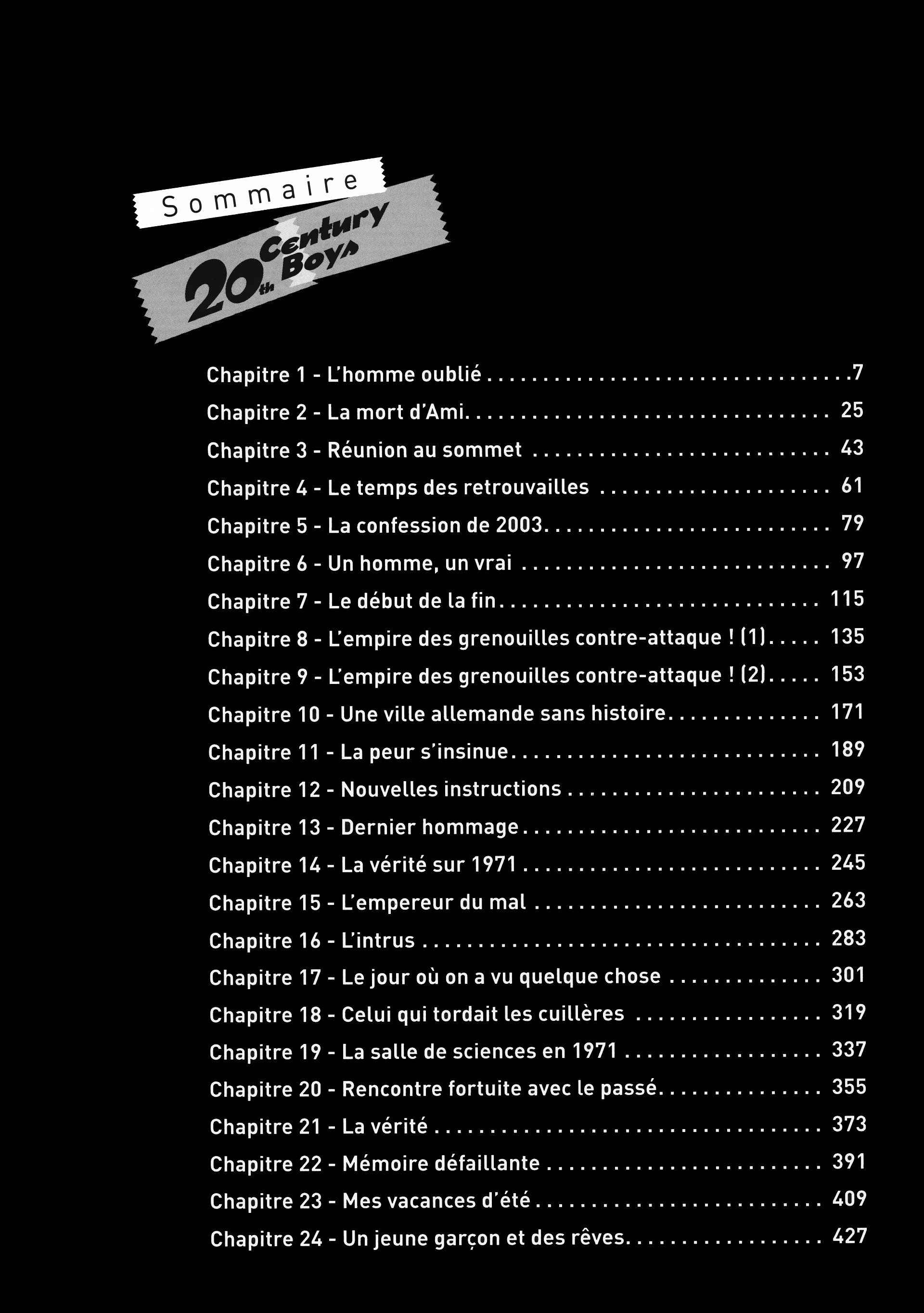 Read 20th Century Boys FRANCAIS Manga Online