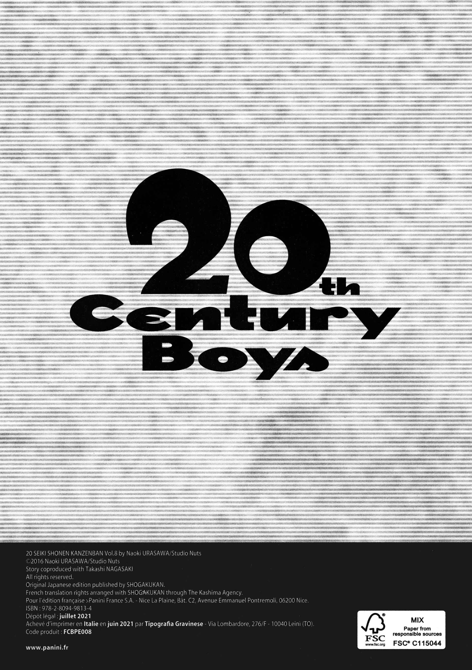 Read 20th Century Boys FRANCAIS Manga Online