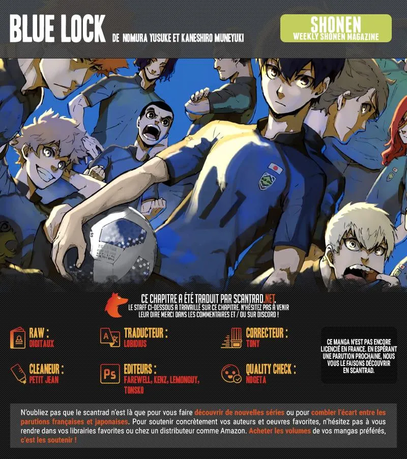 Read Blue Lock FRANCAIS Manga Online