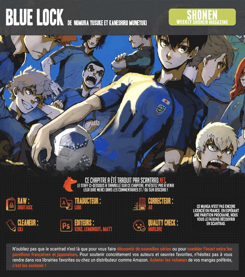 Read Blue Lock FRANCAIS Manga Online
