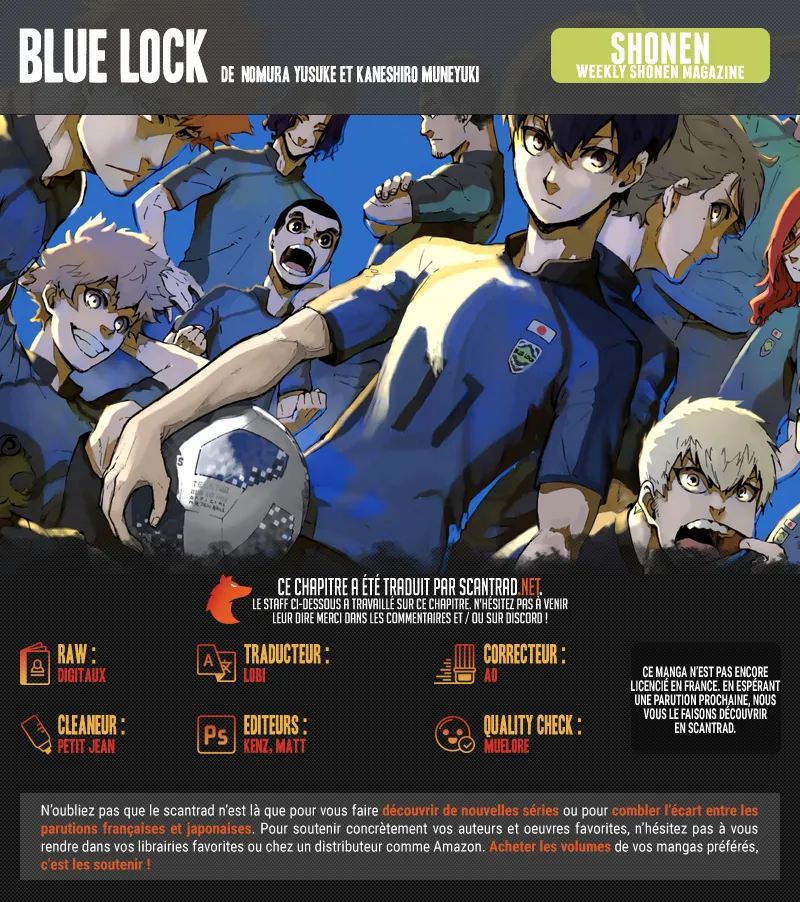 Read Blue Lock FRANCAIS Manga Online