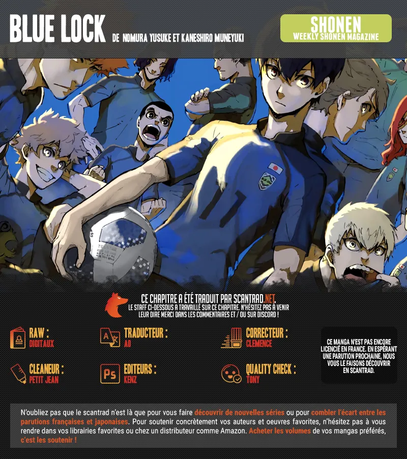 Read Blue Lock FRANCAIS Manga Online