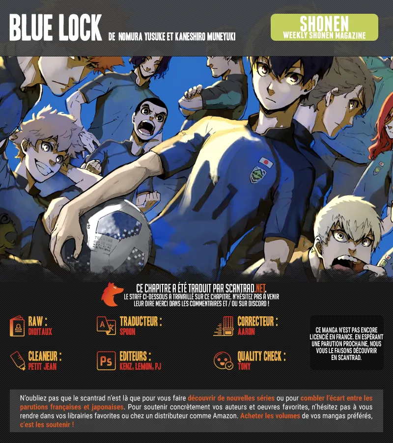 Read Blue Lock FRANCAIS Manga Online