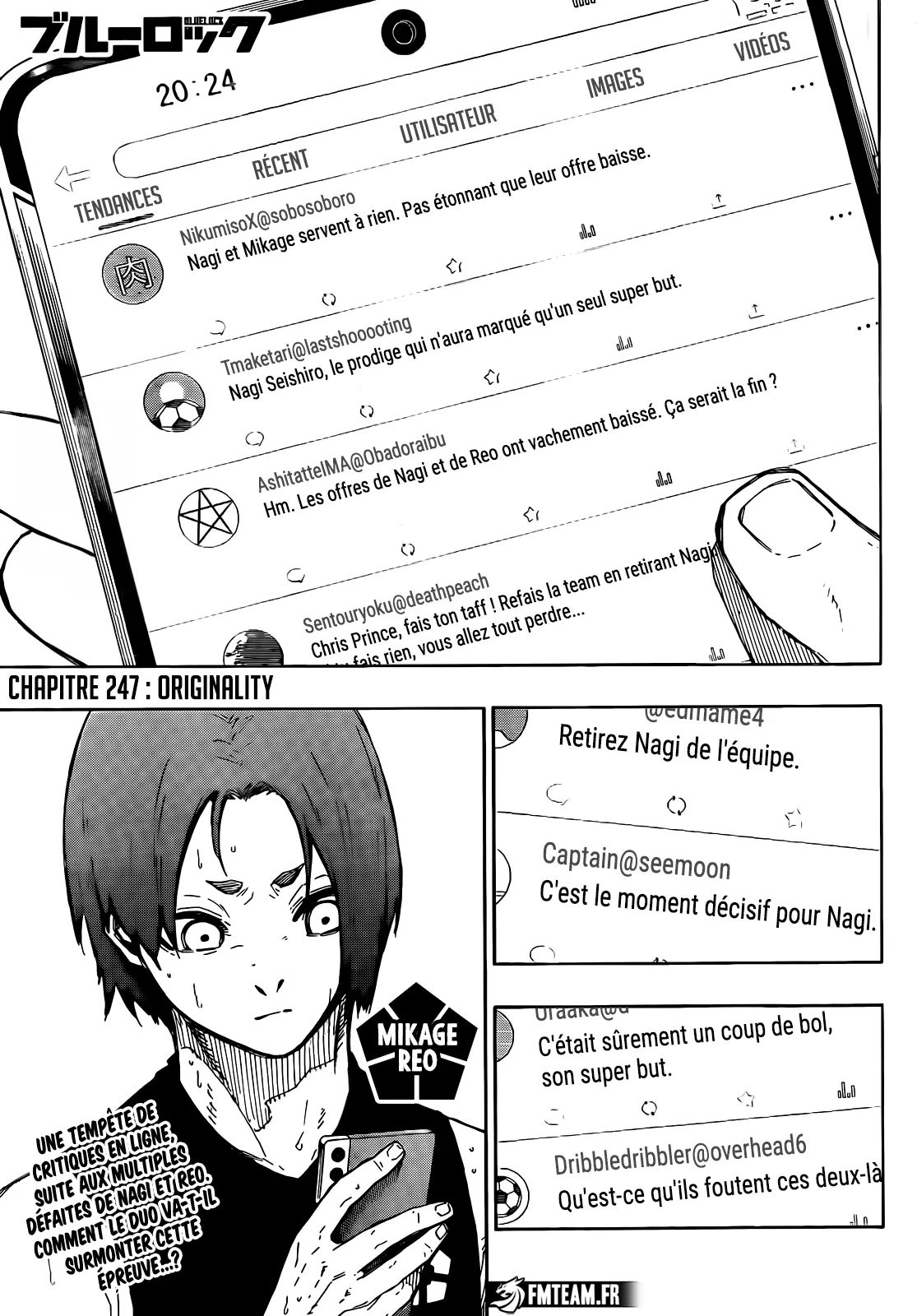 Read Blue Lock FRANCAIS Manga Online