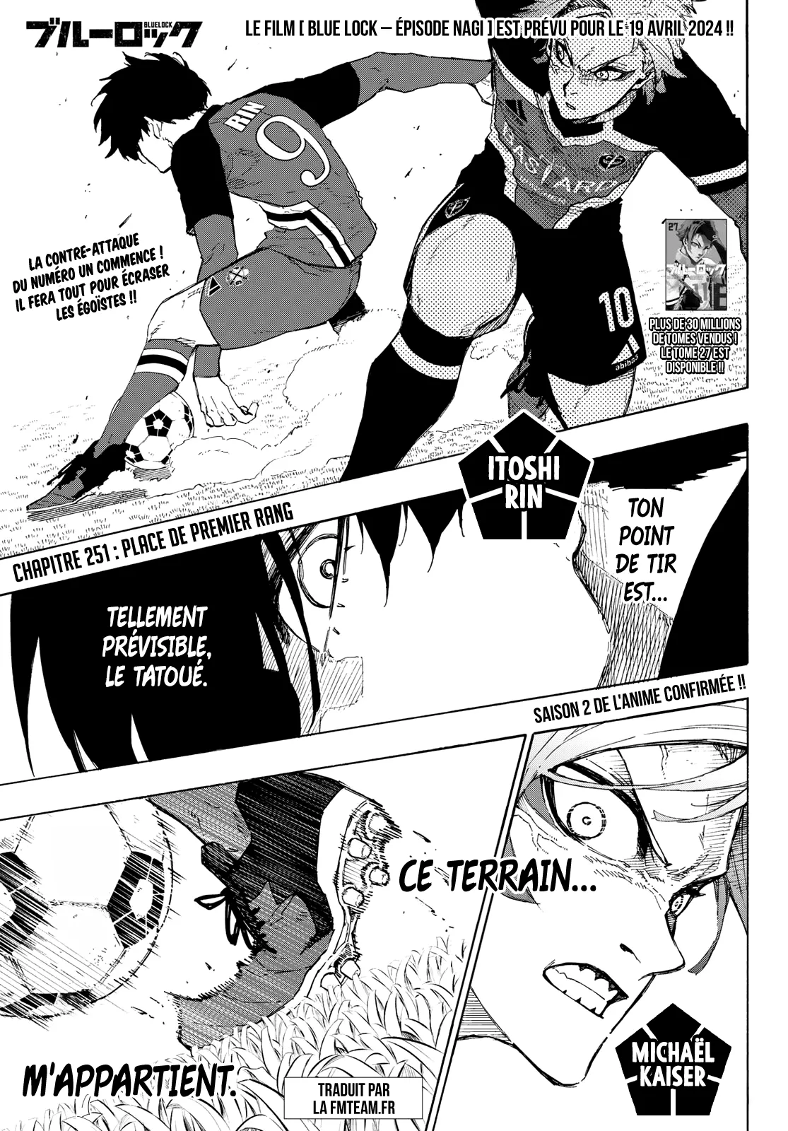 Read Blue Lock FRANCAIS Manga Online