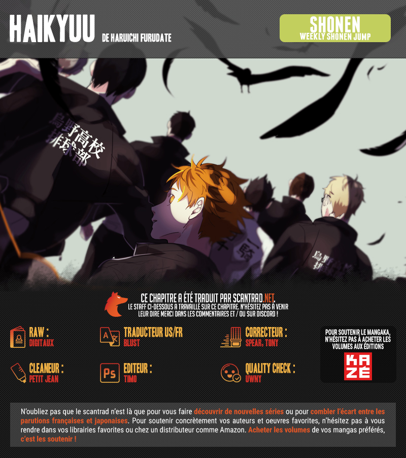 Read Haikyuu FRANCAIS Manga Online