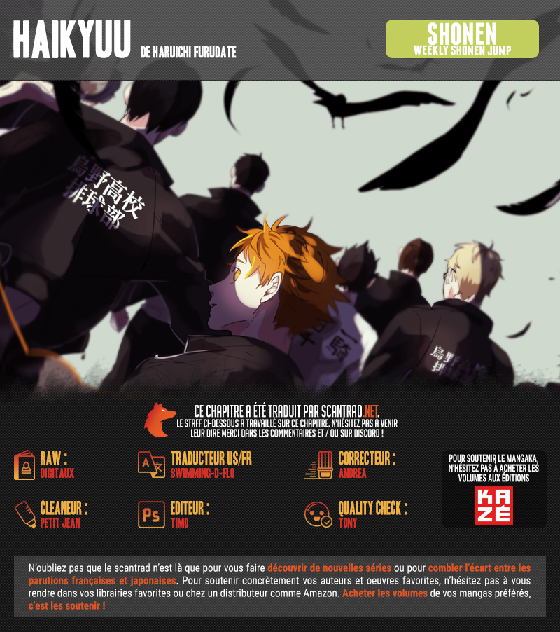 Read Haikyuu FRANCAIS Manga Online