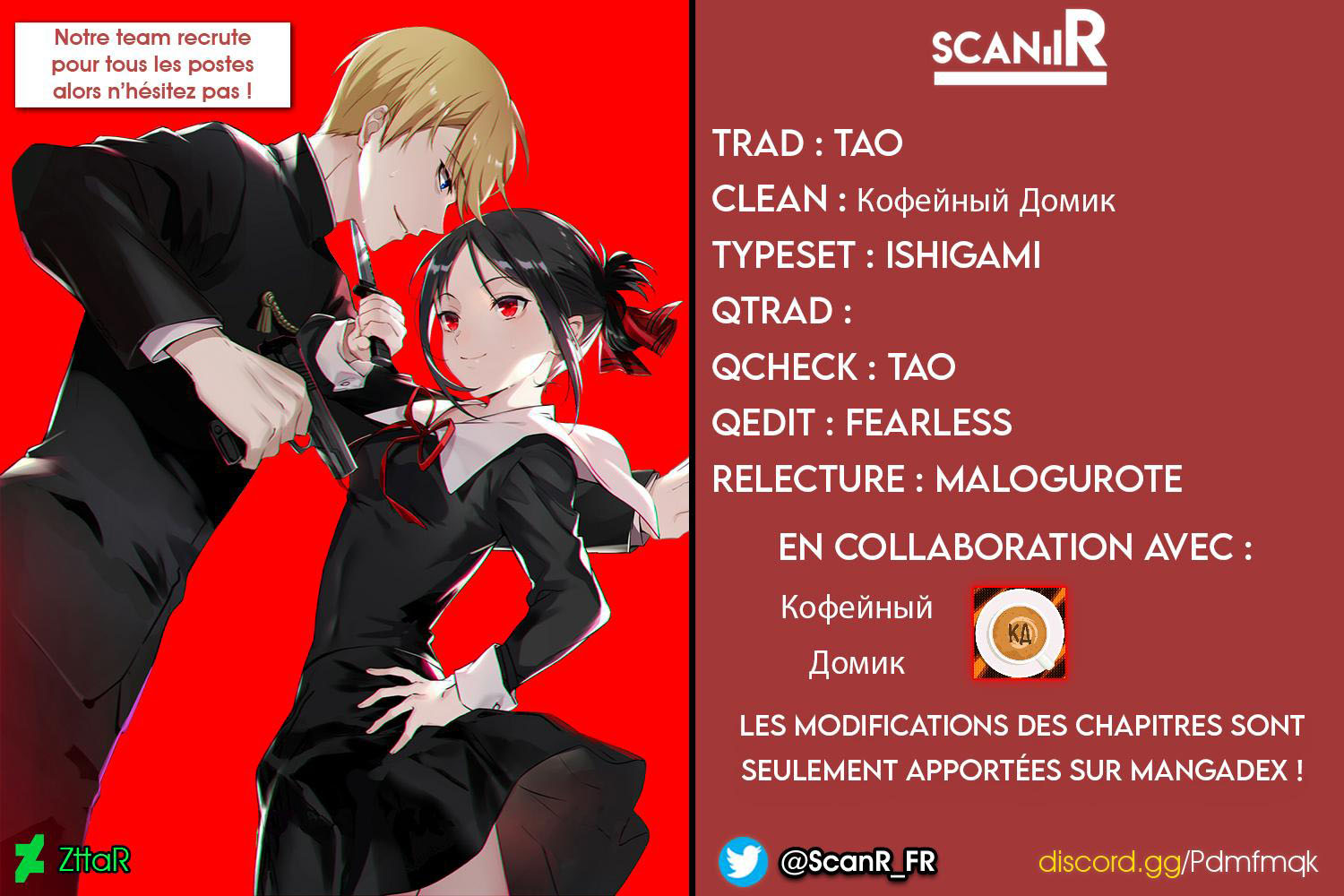 Read Kaguya-sama Love Is War FRANCAIS Manga Online