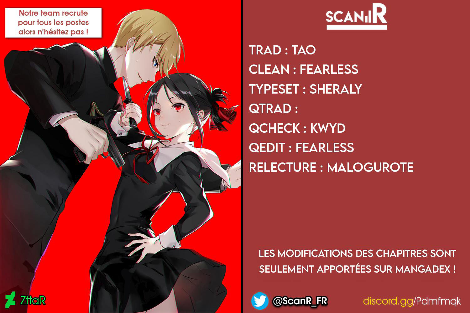 Read Kaguya-sama Love Is War FRANCAIS Manga Online