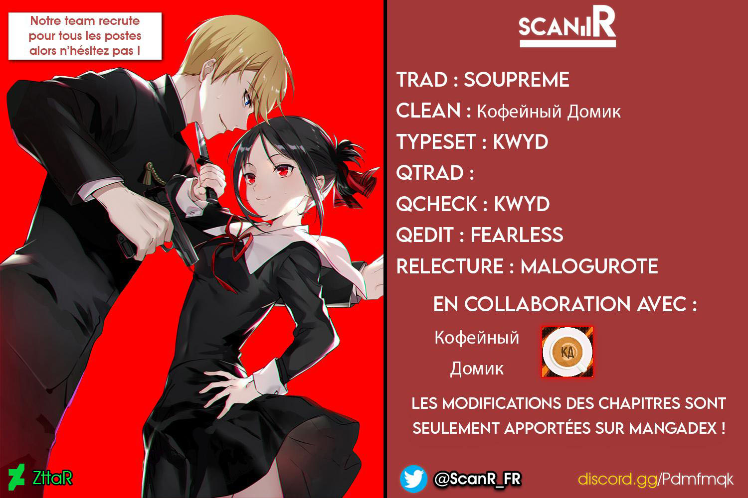 Read Kaguya-sama Love Is War FRANCAIS Manga Online