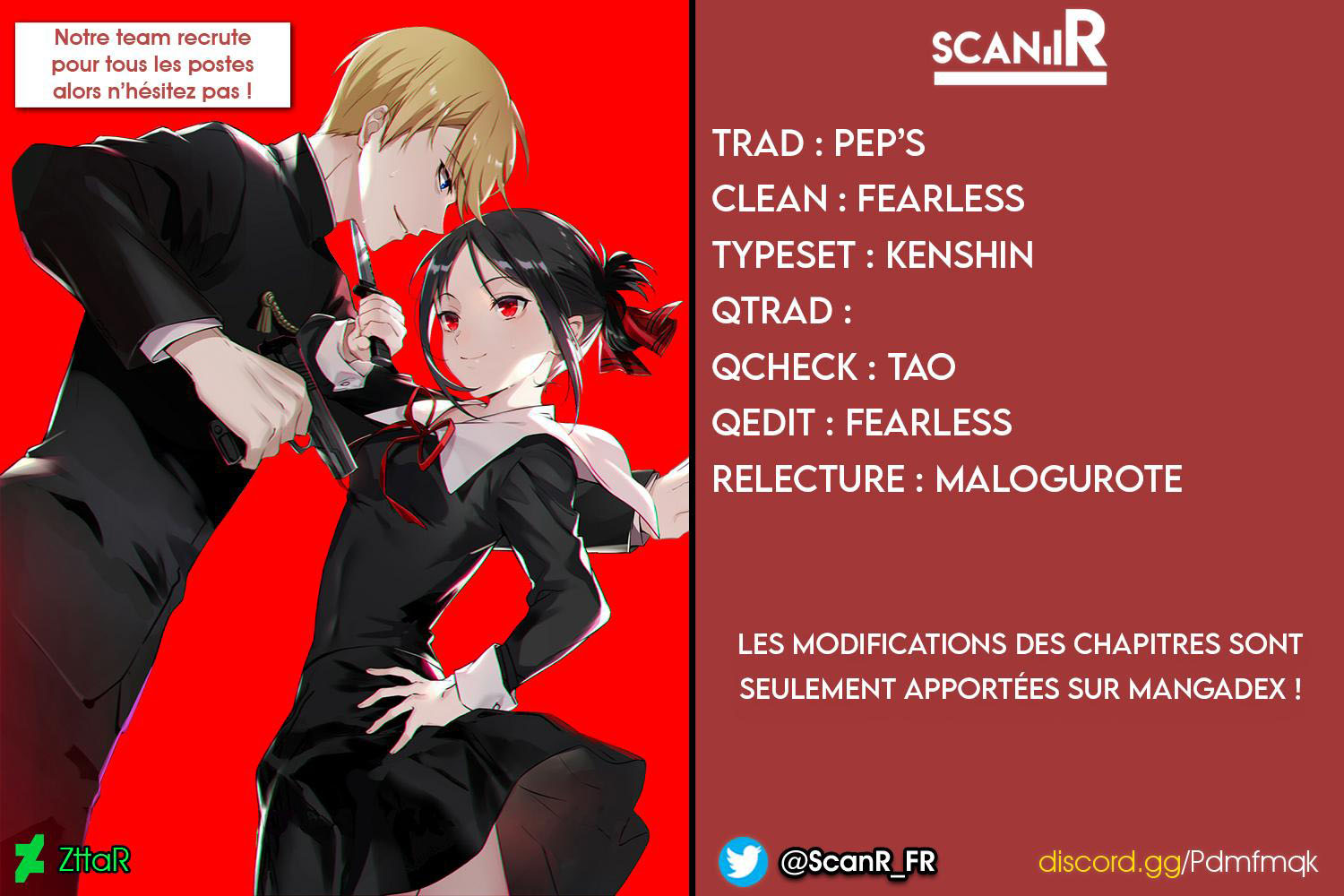 Read Kaguya-sama Love Is War FRANCAIS Manga Online