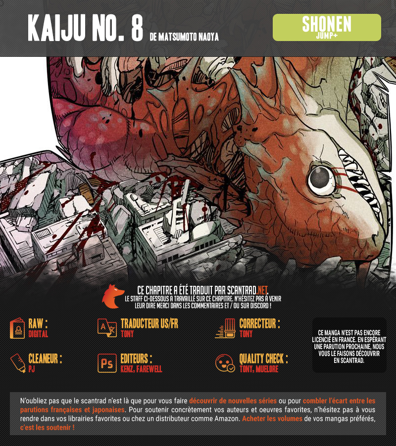 Read Kaiju N°8 FRANCAIS Manga Online