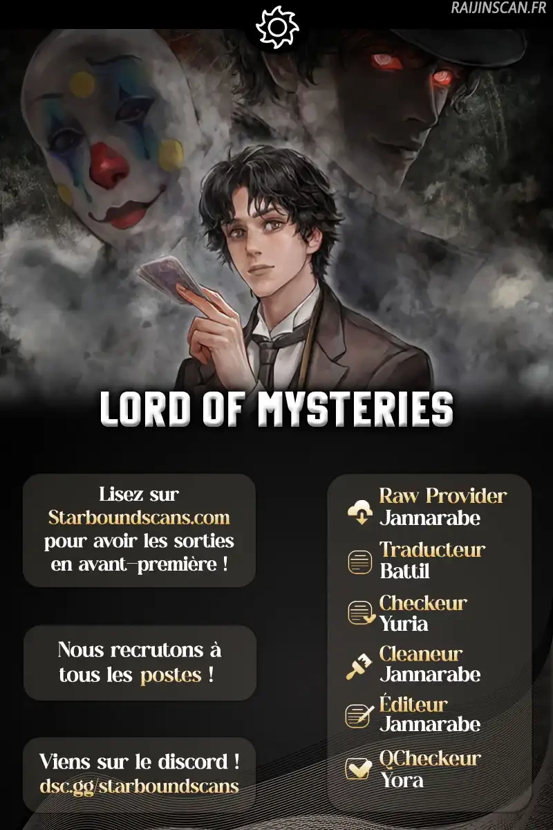 Read Lord of Mysteries FRANCAIS Manga Online