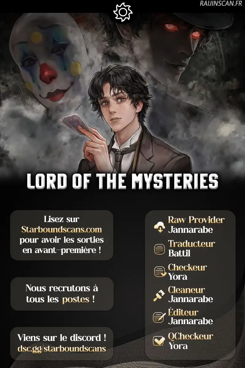 Read Lord of Mysteries FRANCAIS Manga Online