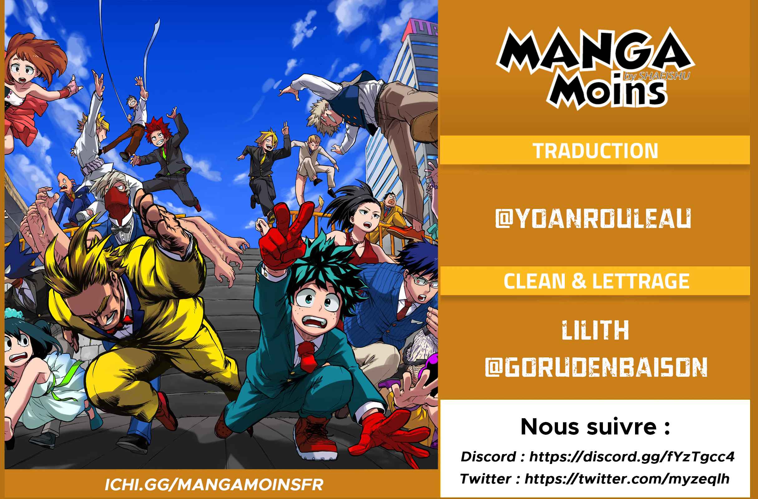 Read My Hero Academia FRANCAIS Manga Online