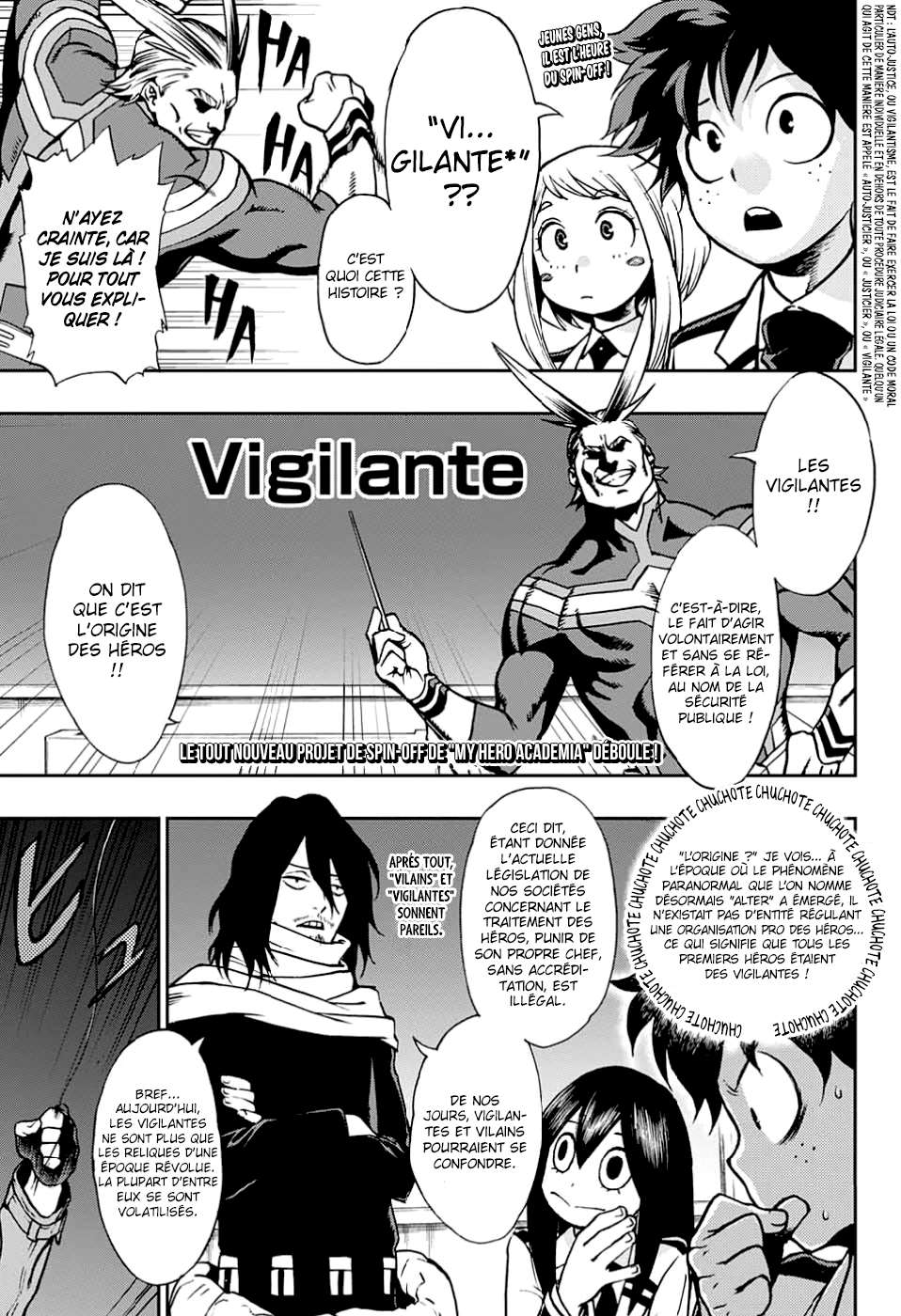 Read My Hero Academia Vigilantes FRANCAIS Manga Online