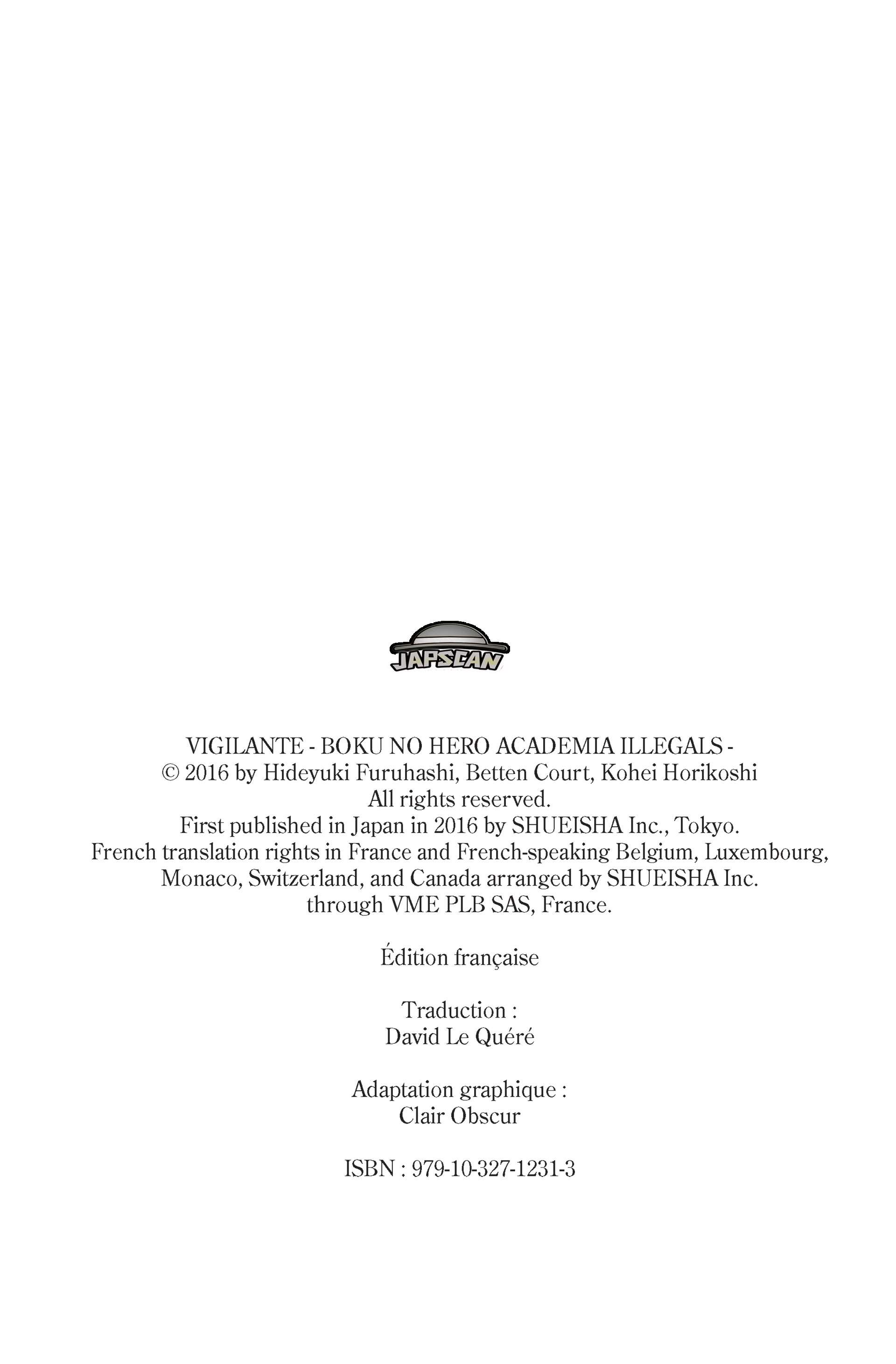 Read My Hero Academia Vigilantes FRANCAIS Manga Online